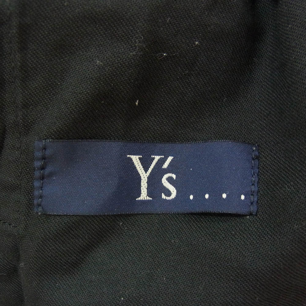 Y's Yohji Yamamoto ワイズ ヨウジヤマモト 22SS YG-P43-631 WRINKLE TEXTURE TACTICAL PANTS カーゴパンツ ブラック系 3【中古】