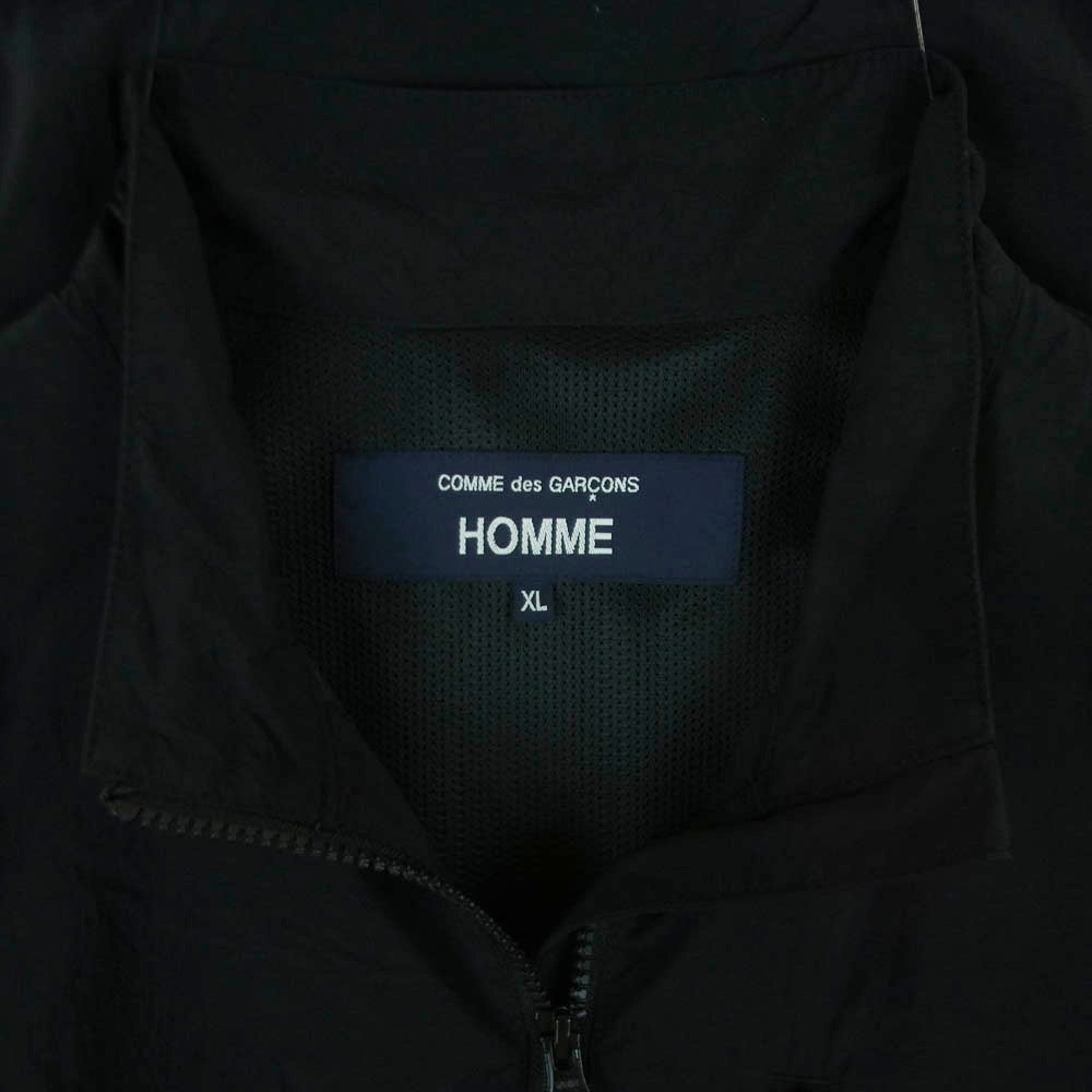 COMME des GARCONS HOMME コムデギャルソンオム 25SS HO-V002 NYLON TYPEWRITER PULLOVER VEST ナイロン タイプライター ベスト ブラック系 XL【中古】