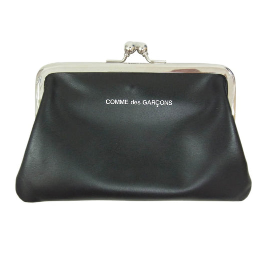 COMME des GARCONS コムデギャルソン Wallet Kiss Clasp S がま口 ウォレット 財布 ブラック系【中古】
