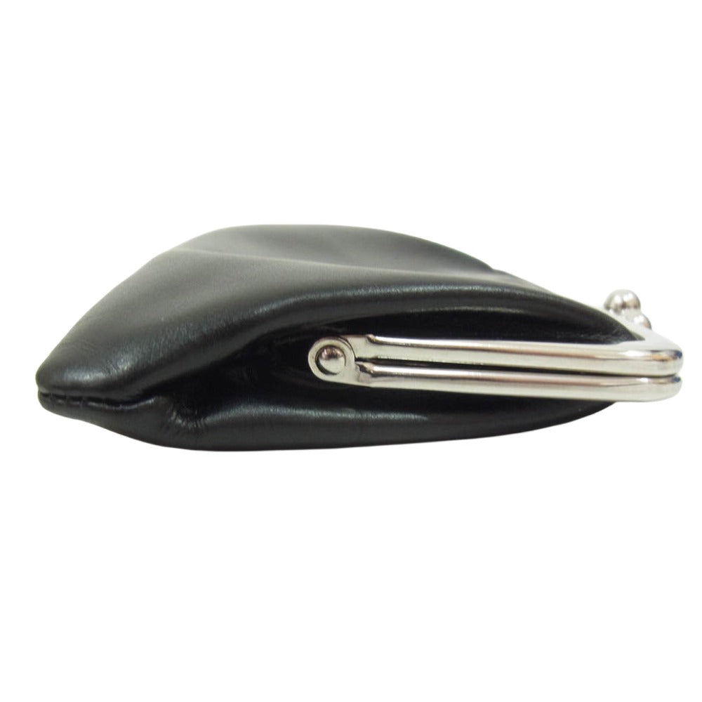 COMME des GARCONS コムデギャルソン Wallet Kiss Clasp S がま口 ウォレット 財布 ブラック系【中古】