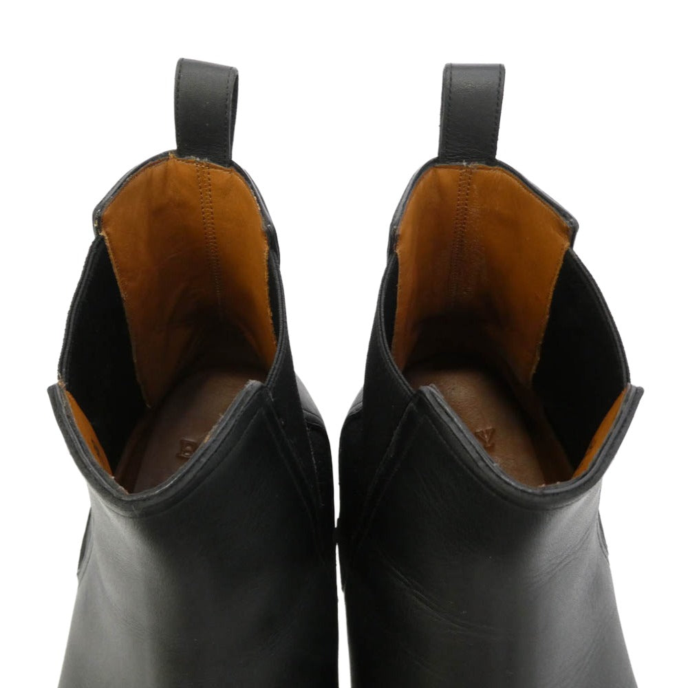 BALLY バリー ALAN 0/290 サイドゴア レザー ブーツ ブラック系 EU7.5【中古】
