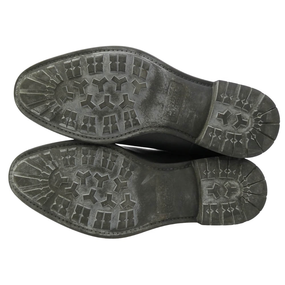 BALLY バリー ALAN 0/290 サイドゴア レザー ブーツ ブラック系 EU7.5【中古】