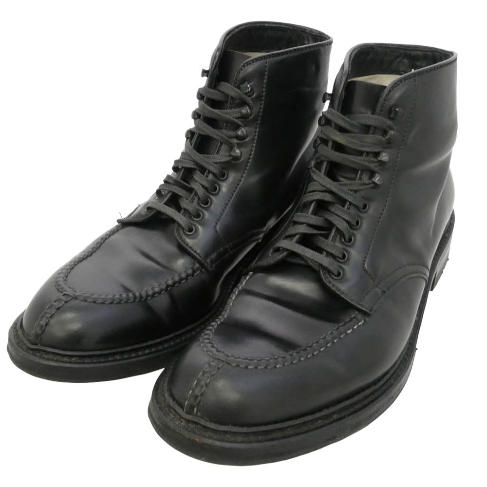 ALDEN オールデン 4027HC Leather Soul レザーソウル別注 コードバン タンカーブーツ レザーブーツ ブラック系 8.5【中古】