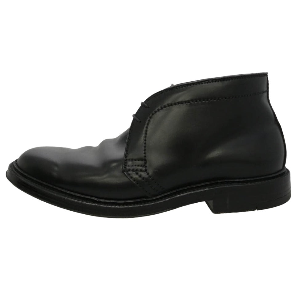 ALDEN オールデン 1340 Leather Soul レザーソウル別注 コードバン チャッカブーツ レザーシューズ ブラック系 8D【中古】
