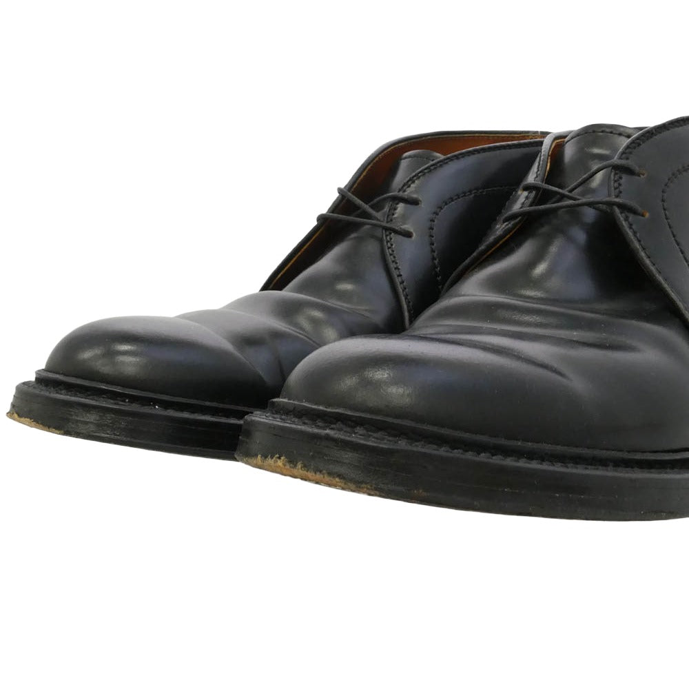 ALDEN オールデン 1340 Leather Soul レザーソウル別注 コードバン チャッカブーツ レザーシューズ ブラック系 8D【中古】