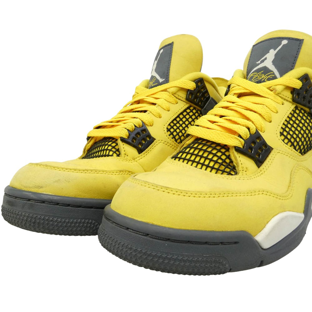NIKE ナイキ CT8527-700 Air Jordan 4 Tour エアジョーダン4 ツアー スニーカー イエロー系 ブラック系 27cm【中古】