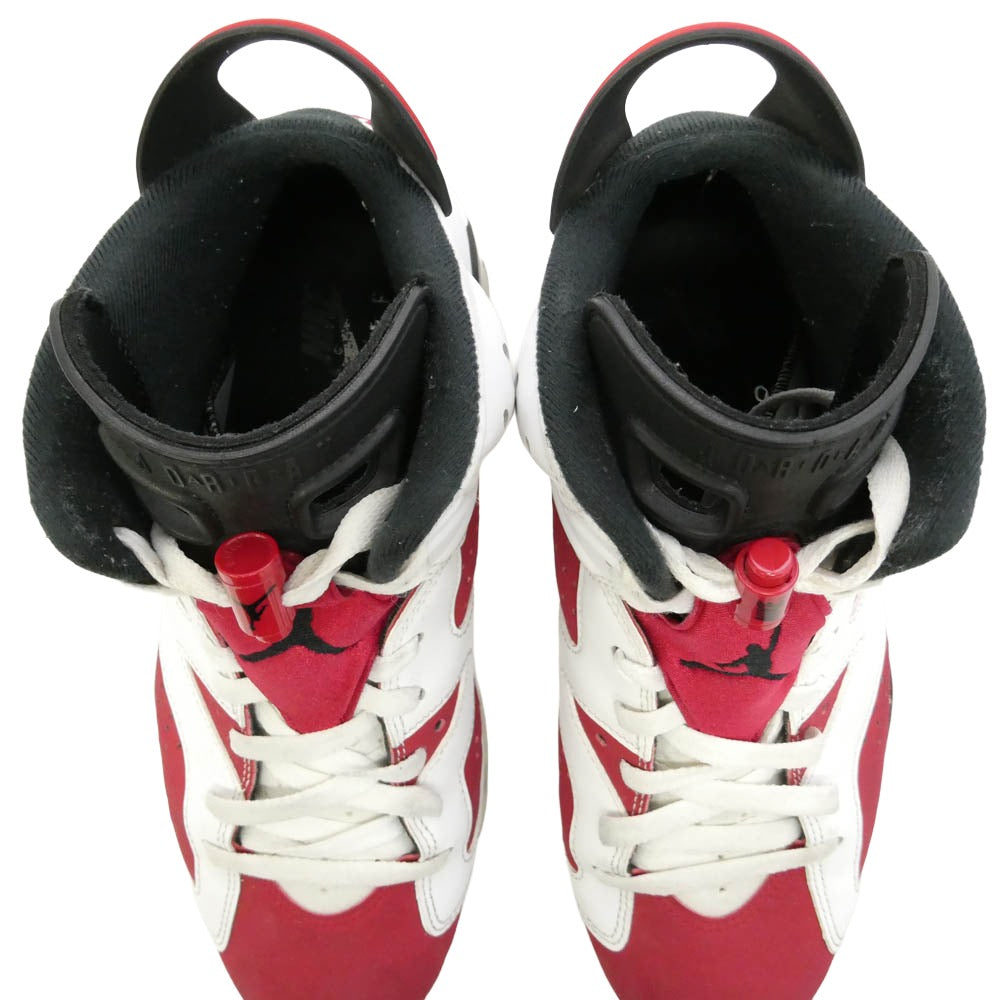 NIKE ナイキ CT8529-106 Air Jordan 6 Carmine エアジョーダン6 カーマイン ハイカットスニーカー レッド系 ホワイト系 26.5cm【中古】