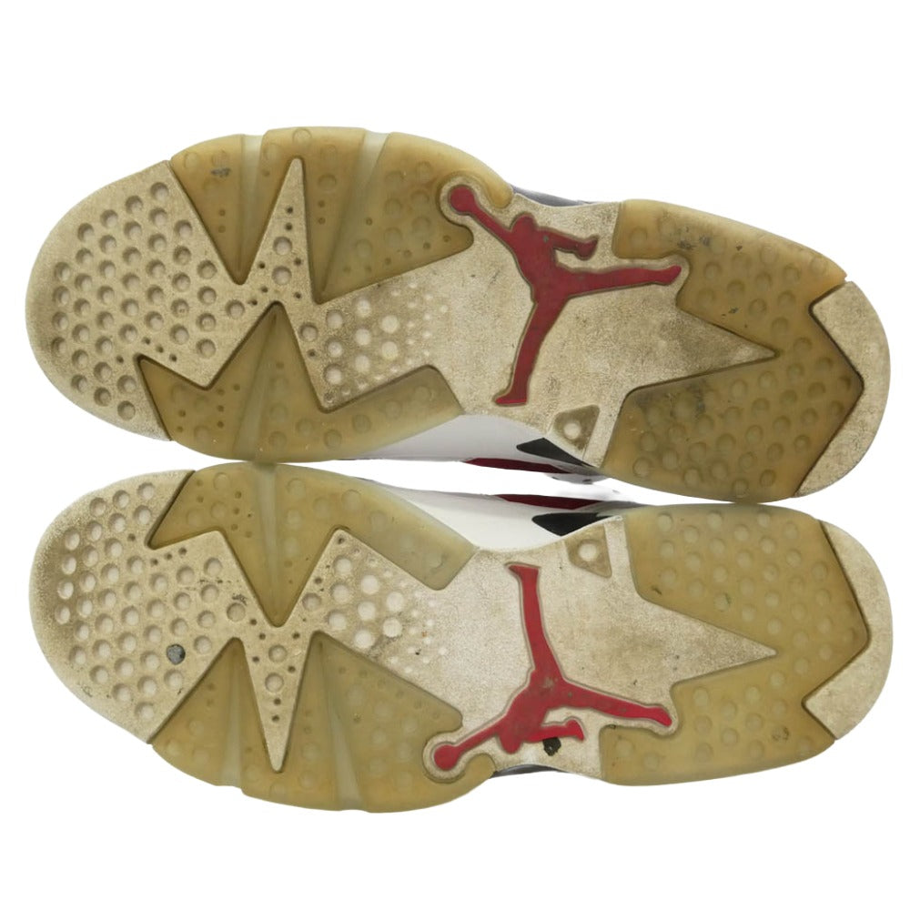 NIKE ナイキ CT8529-106 Air Jordan 6 Carmine エアジョーダン6 カーマイン ハイカットスニーカー レッド系 ホワイト系 26.5cm【中古】