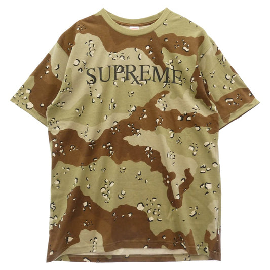 Supreme シュプリーム 25AW RX Tee チョコチップ 迷彩柄 半袖 Tシャツ カーキ系 マルチカラー系 XL【極上美品】【中古】