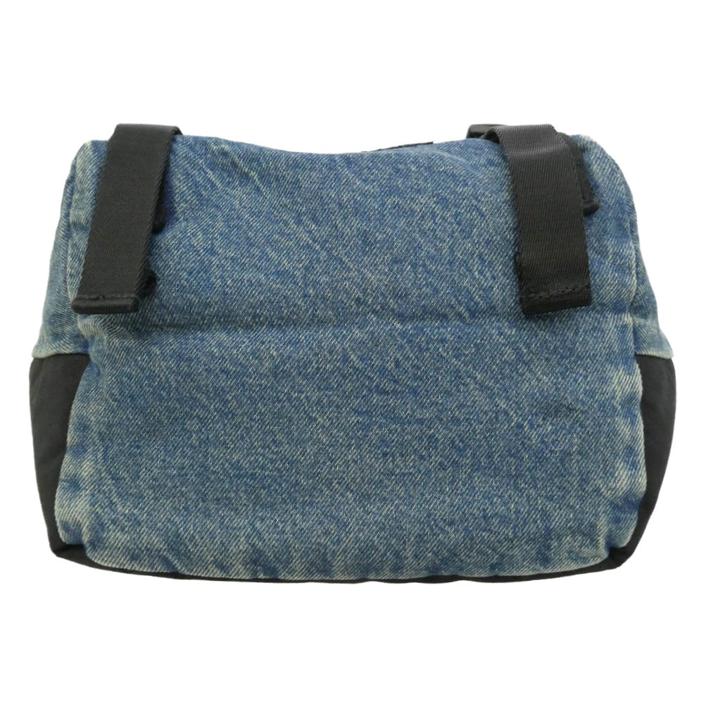Supreme シュプリーム 25AW Denim Messenger Bag デニム メッセンジャー ショルダーバッグ インディゴブルー系 ブラック系【極上美品】【中古】