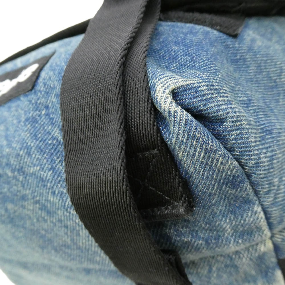 Supreme シュプリーム 25AW Denim Messenger Bag デニム メッセンジャー ショルダーバッグ インディゴブルー系 ブラック系【極上美品】【中古】