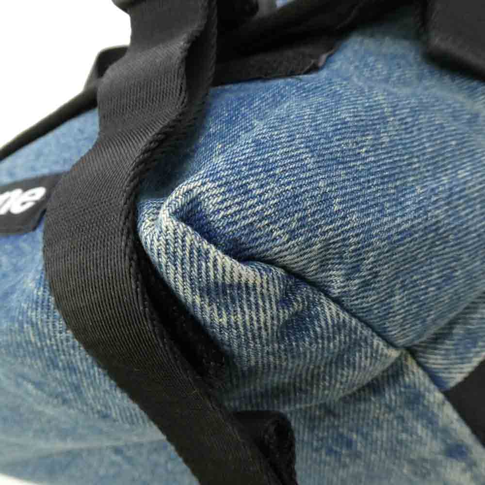 Supreme シュプリーム 25AW Denim Messenger Bag デニム メッセンジャー ショルダーバッグ インディゴブルー系 ブラック系【極上美品】【中古】