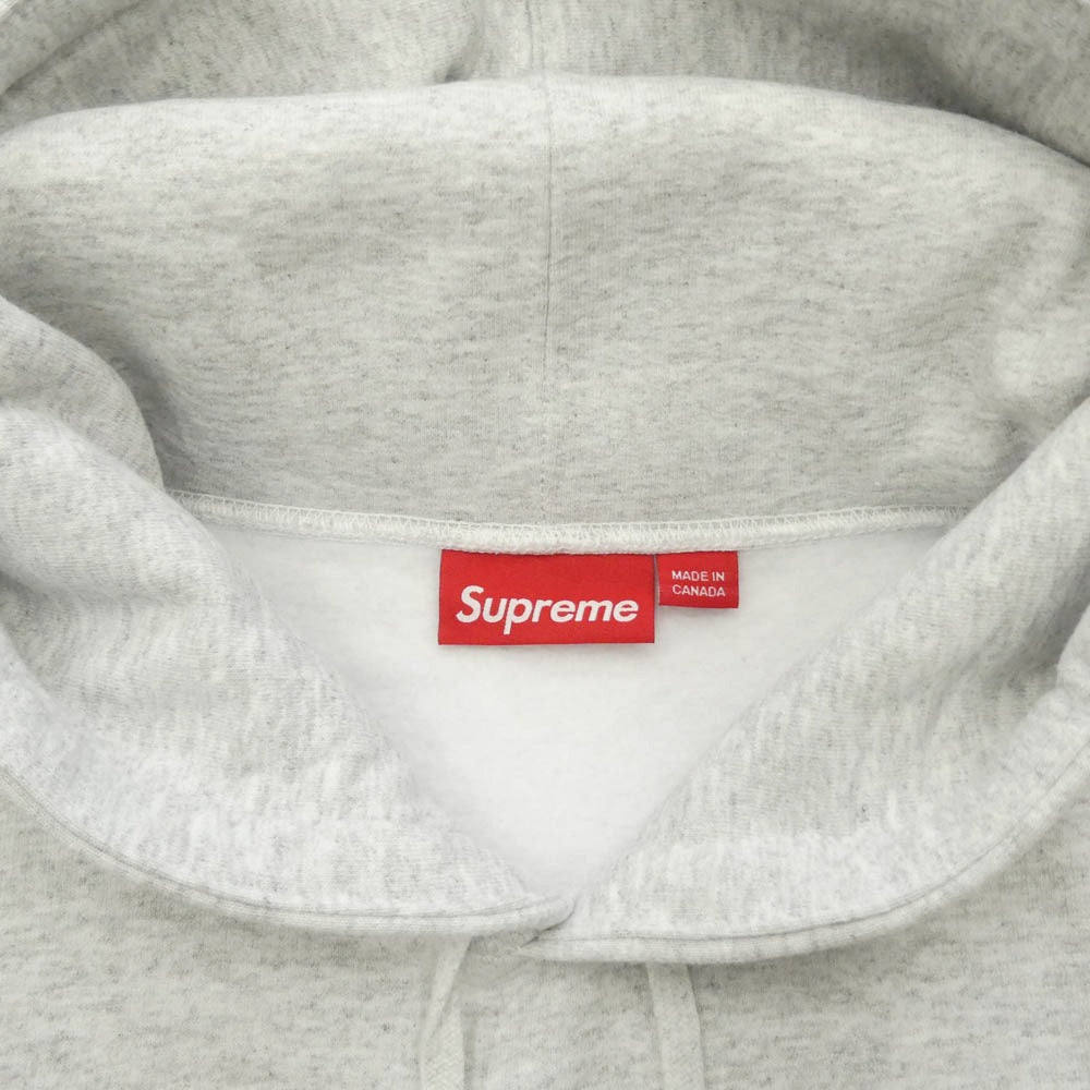 Supreme シュプリーム 25AW Small Box Hooded Sweatshirt スモールボックス フーデッド スウェットシャツ フーディー パーカー グレー系 L【極上美品】【中古】