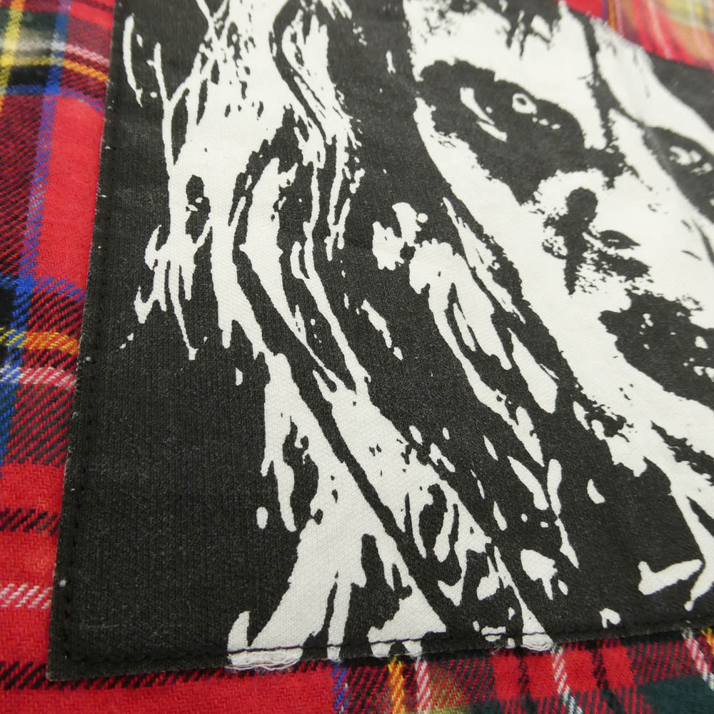 Supreme シュプリーム 25AW x The Exorcist エクソシスト Flannel Shirt チェック 長袖 フランネルシャツ Lサイズ レッド系 マルチカラー系 L【極上美品】【中古】