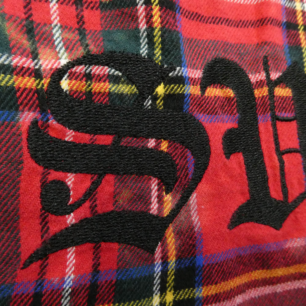 Supreme シュプリーム 25AW x The Exorcist エクソシスト Flannel Shirt チェック 長袖 フランネルシャツ Lサイズ レッド系 マルチカラー系 L【極上美品】【中古】