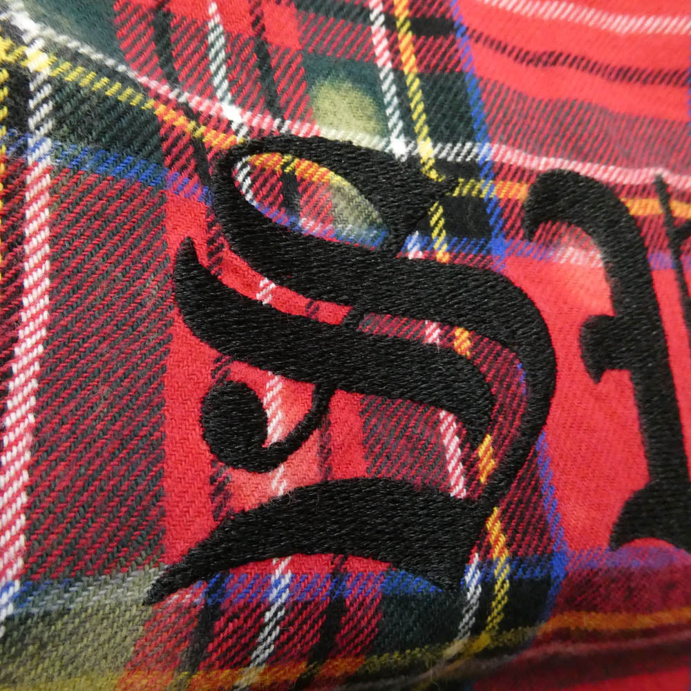Supreme シュプリーム 25AW x The Exorcist エクソシスト Flannel Shirt チェック 長袖 フランネルシャツ Lサイズ レッド系 マルチカラー系 L【極上美品】【中古】
