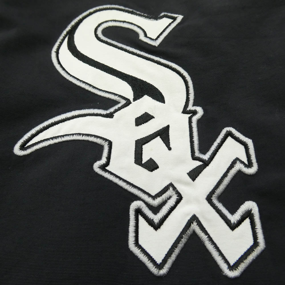 Supreme シュプリーム 25AW × Chicago White Sox シカゴ ホワイトソックス Stadium Jacket スタジアム ジャケット フーデッド スタジャン Lサイズ ダークネイビー系 L【極上美品】【中古】