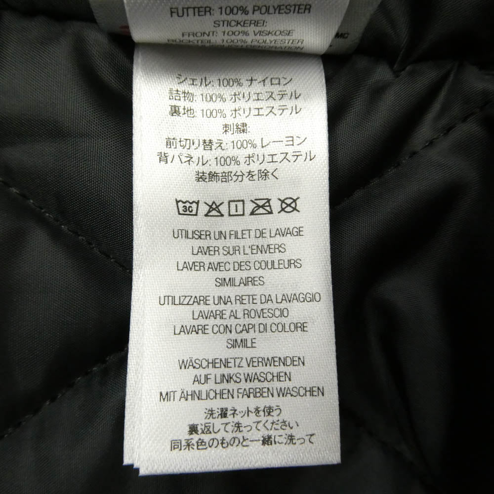 Supreme シュプリーム 25AW × Chicago White Sox シカゴ ホワイトソックス Stadium Jacket スタジアム ジャケット フーデッド スタジャン Lサイズ ダークネイビー系 L【極上美品】【中古】