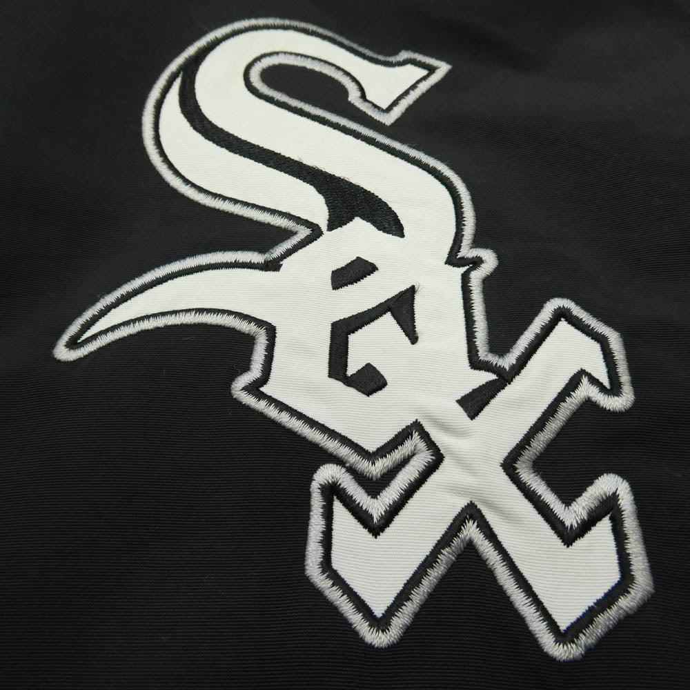 Supreme シュプリーム 25AW × Chicago White Sox シカゴ ホワイトソックス Stadium Jacket スタジアム ジャケット フーデッド スタジャン Lサイズ ダークネイビー系 L【極上美品】【中古】