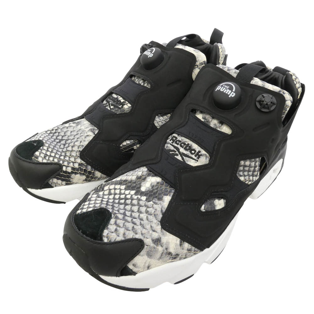 Reebok リーボック GY2759 INSTAPUMP FURY OG SNAKE PACK インスタ ポンプ フューリー スネーク パック ローカット スニーカー ブラック系 ホワイト系 27.5cm【中古】
