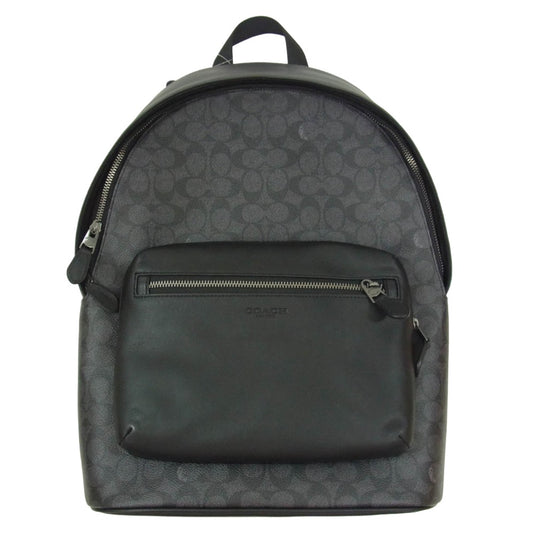COACH コーチ CV925 QBMI5 WEST ウエスト シグネチャー バックパック リュック ブラック系【新古品】【未使用】【中古】