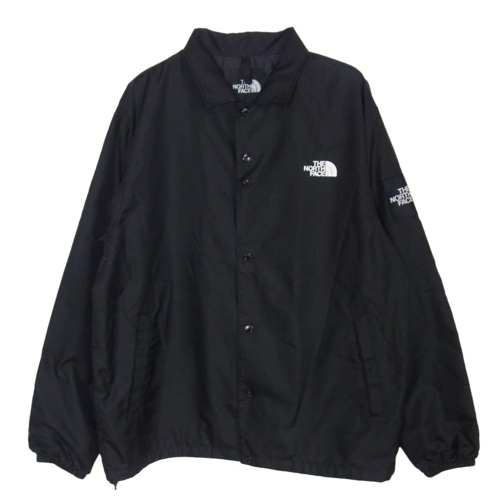 THE NORTH FACE ノースフェイス NP72130 The Coach Jacket ドローコード付き ナイロン コーチジャケット ブラック系 XL【中古】