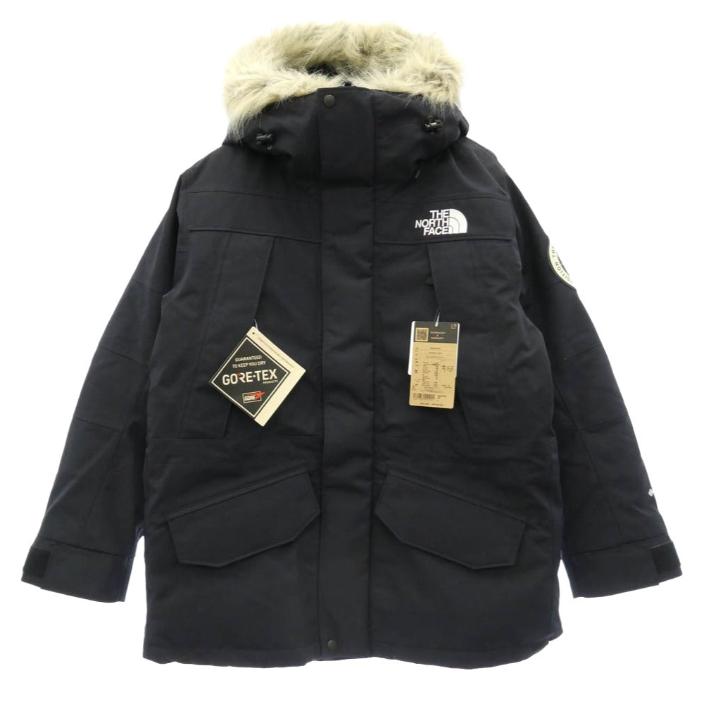 THE NORTH FACE ノースフェイス ND92546 GORE-TEX Antarctica Parka ゴアテックス アンタークティカパーカ ファー ダウン ジャケット アビエイターネイビー系 L【新古品】【未使用】【中古】