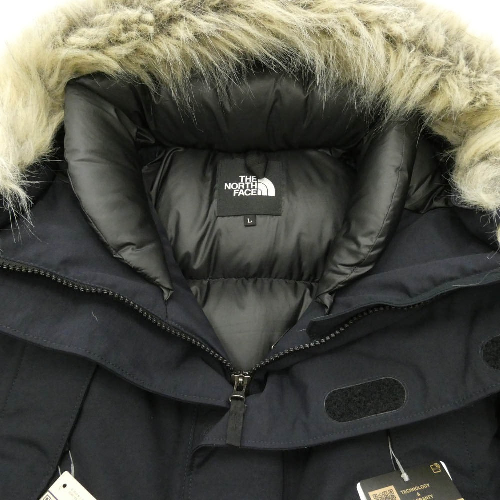 THE NORTH FACE ノースフェイス ND92546 GORE-TEX Antarctica Parka ゴアテックス アンタークティカパーカ ファー ダウン ジャケット アビエイターネイビー系 L【新古品】【未使用】【中古】