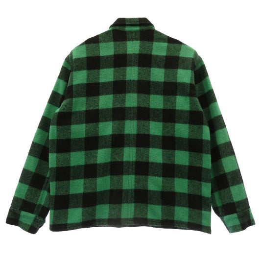 TENDERLOIN テンダーロイン 03AW 初期 オリジナル T-BUFFALO JKT GREEN BLACK 2nd バッファロー チェック ジャケット ブラック系 グリーン系 XL【中古】