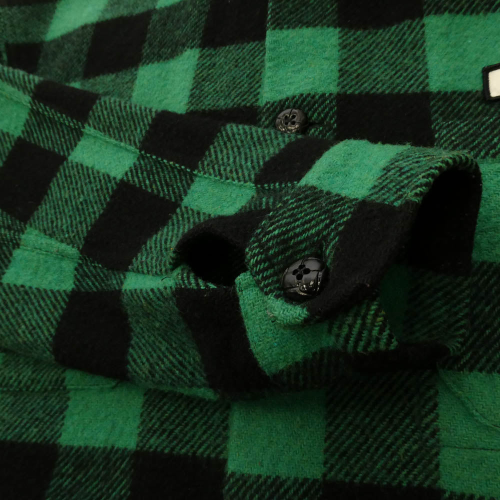 TENDERLOIN テンダーロイン 03AW 初期 オリジナル T-BUFFALO JKT GREEN BLACK 2nd バッファロー チェック ジャケット ブラック系 グリーン系 XL【中古】