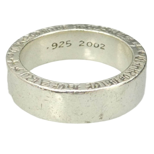 CHROME HEARTS クロムハーツ（原本無） 6mm SPACER PLN 6mm スペーサー プレーン リング シルバー系 15.5号【中古】