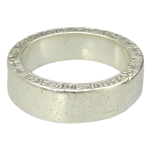 CHROME HEARTS クロムハーツ（原本無） 6mm SPACER PLN 6mm スペーサー プレーン リング シルバー系 15.5号【中古】