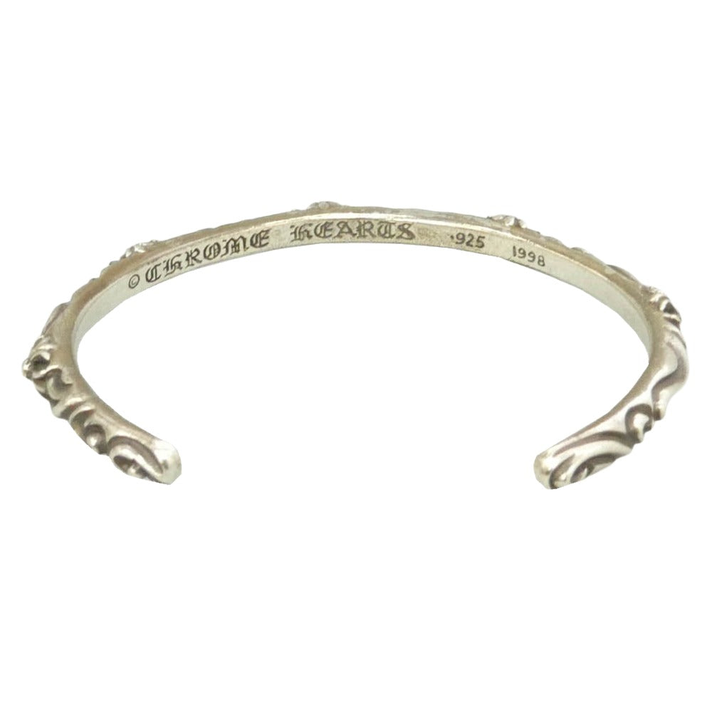 CHROME HEARTS クロムハーツ（原本無） BANGLE SBT SBTバンド バングル ブレスレット Mサイズ シルバー系【中古】
