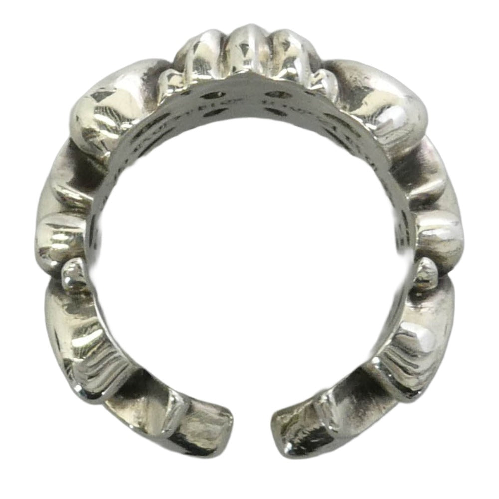 CHROME HEARTS クロムハーツ（原本有） インボイス付属 DBL FLRL CRS ダブルフローラルクロス リング シルバー系 約16号【中古】