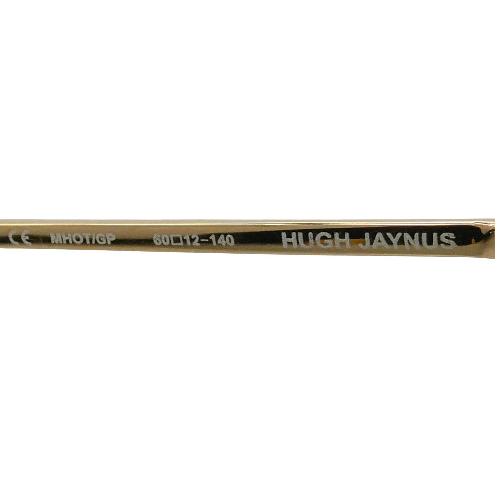 CHROME HEARTS クロムハーツ（原本無） HUGH JAYNUS ティアドロップ サングラス アイウェア ブラック系 イエロー系 60□12-140【美品】【中古】