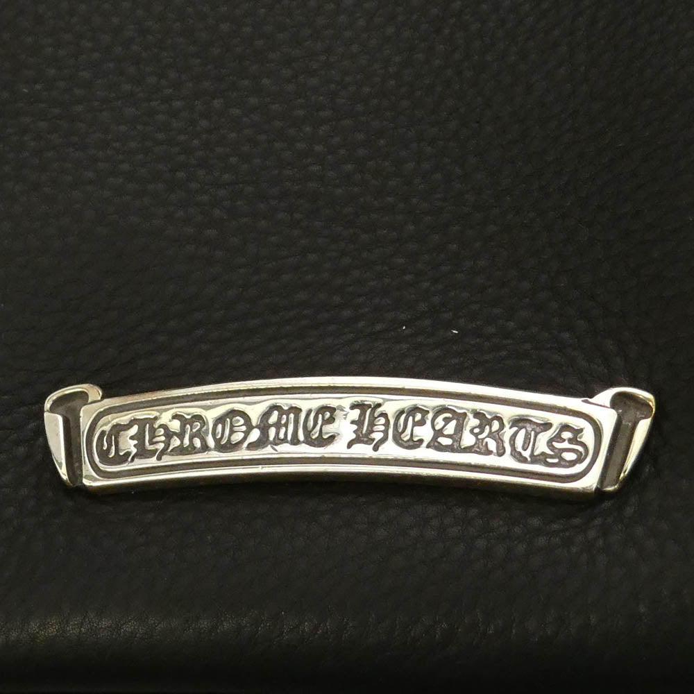 CHROME HEARTS クロムハーツ（原本無） UNITED ARROWS ユナイテッドアローズ UNITED ARROWS購入レシート付属 CHIKEN NUGGETS LEATHER MED ラージダガー ソフトレザー チキンナゲット ハンドバッグ ミディアム ブラック系【美品】【中古】