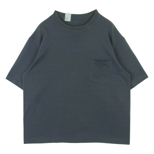 N.HOOLYWOOD エヌハリウッド 30RCH-108 CREW NECK T-SHIRT クルーネック コットン 半袖 Tシャツ グレー系 38【美品】【中古】