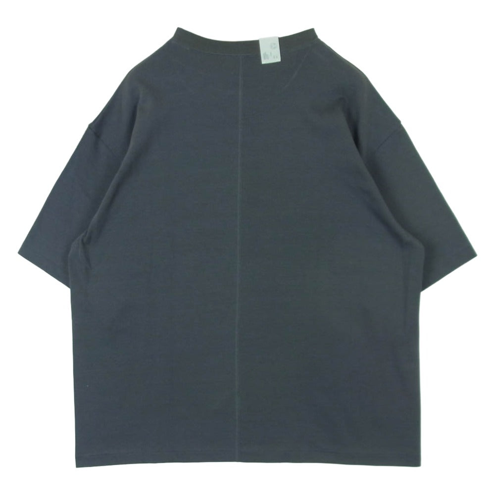 N.HOOLYWOOD エヌハリウッド 30RCH-108 CREW NECK T-SHIRT クルーネック コットン 半袖 Tシャツ グレー系 38【美品】【中古】