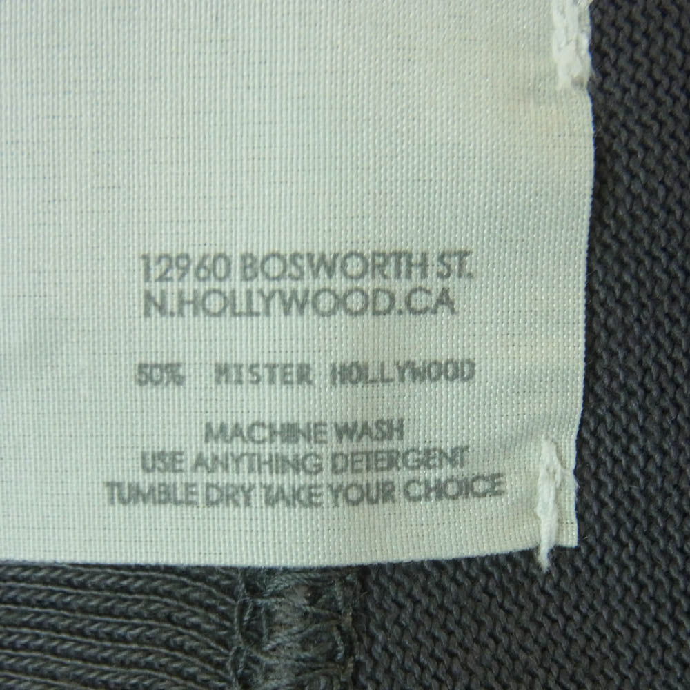 N.HOOLYWOOD エヌハリウッド 30RCH-108 CREW NECK T-SHIRT クルーネック コットン 半袖 Tシャツ グレー系 38【美品】【中古】
