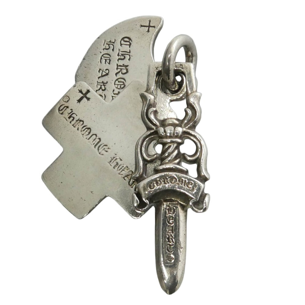 CHROME HEARTS クロムハーツ（原本無） 3TRINKETS スリートリンケッツ ペンダント トップ シルバー系【中古】