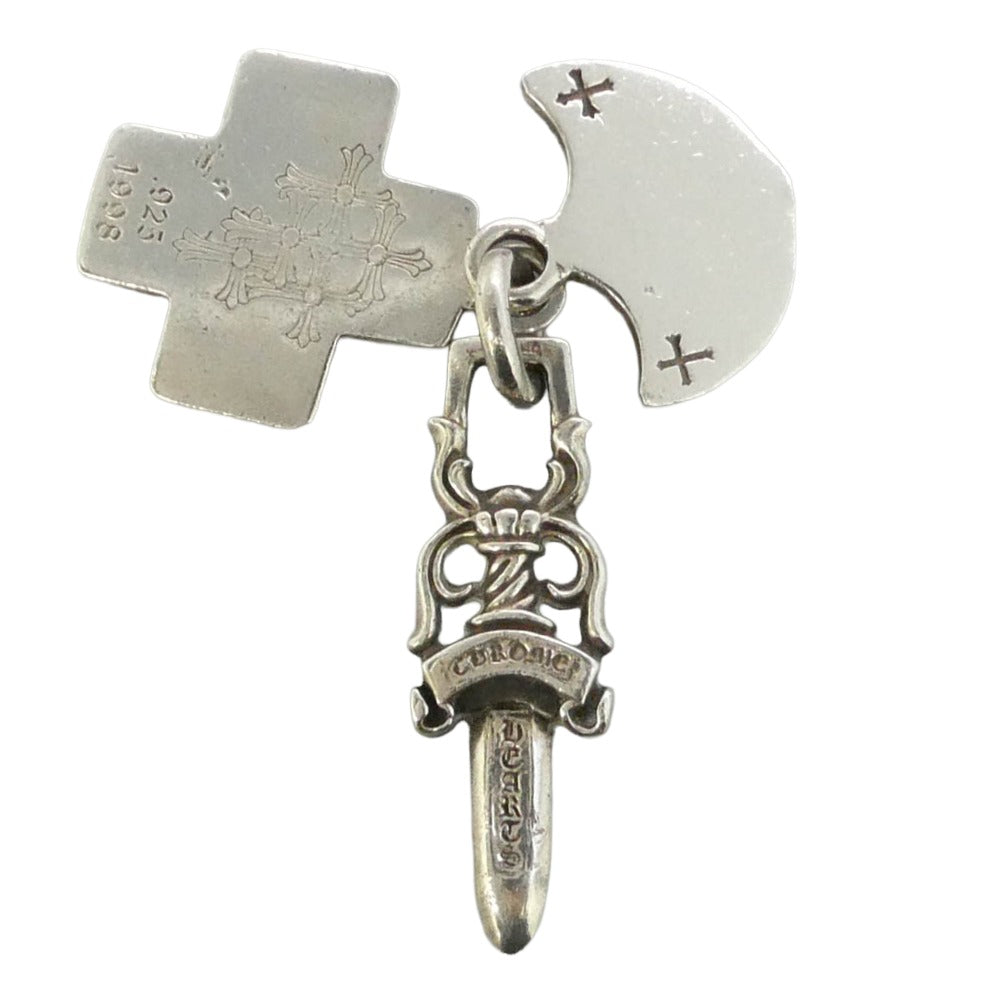 CHROME HEARTS クロムハーツ（原本無） 3TRINKETS スリートリンケッツ ペンダント トップ シルバー系【中古】