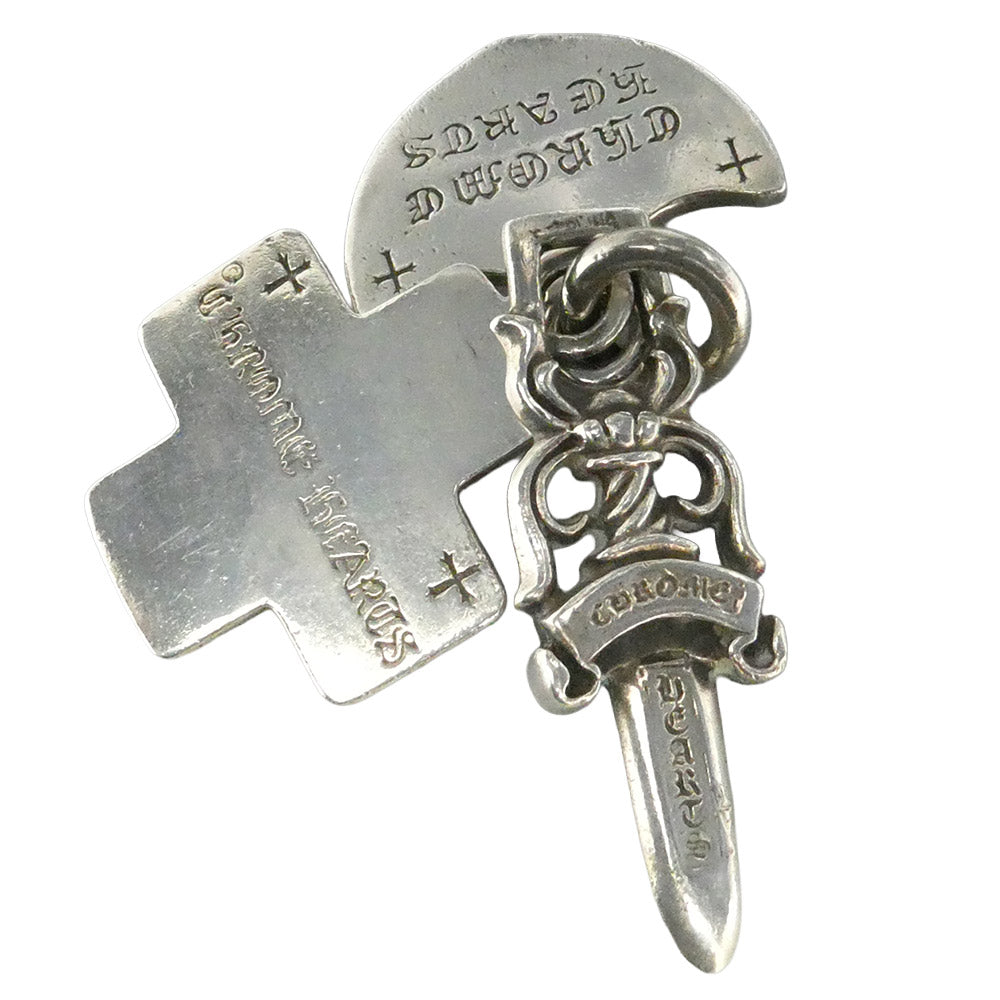 CHROME HEARTS クロムハーツ（原本無） 3TRINKETS スリートリンケッツ ペンダント トップ シルバー系【中古】