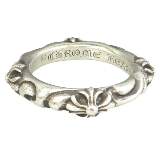 CHROME HEARTS クロムハーツ（原本無） SBT バンド リング シルバー系 19号【中古】