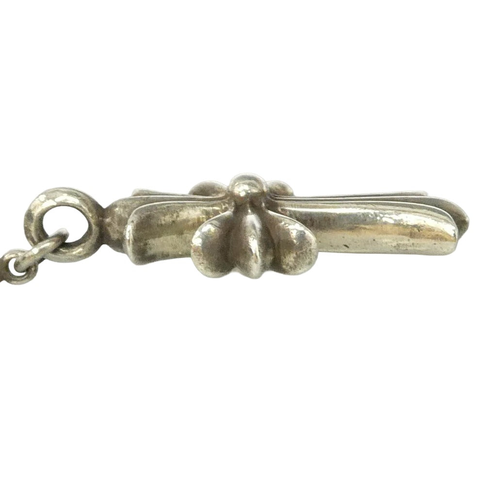 CHROME HEARTS クロムハーツ（原本無） ビヨンドクール購入証明書付属 24inch CHKE CHN TNYE W CH CRS タイニーE チョークチェーン ロザリオ ネックレス シルバー系【中古】