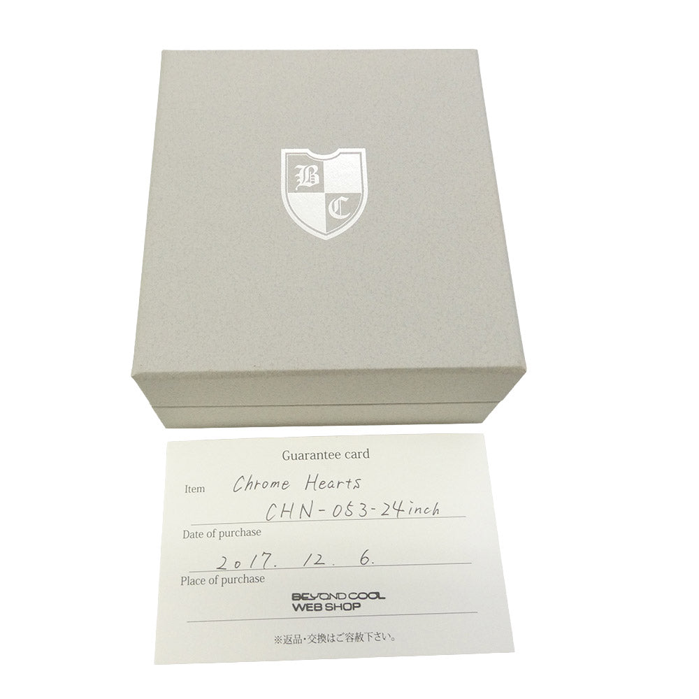 CHROME HEARTS クロムハーツ（原本無） ビヨンドクール購入証明書付属