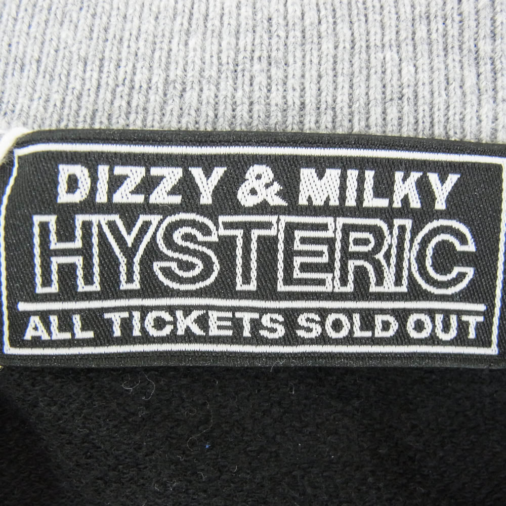 HYSTERIC GLAMOUR ヒステリックグラマー 02232CS01 HG CORPS LOGO 半袖 スウェット カットソー ブラック系 L【美品】【中古】