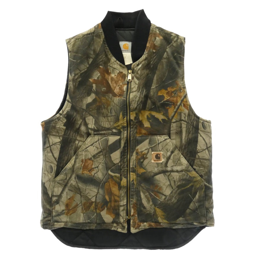 Carhartt カーハート リアルツリーカモ ダック ベスト マルチカラー系 不明【中古】