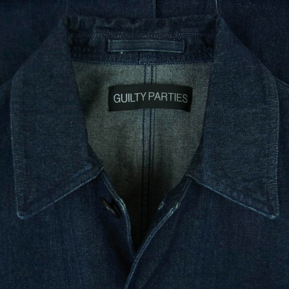 WACKO MARIA ワコマリア 14SS 14SS-CT-16 WASH DENIM COAT ウォッシュ デニム コート インディゴブルー系 M【中古】