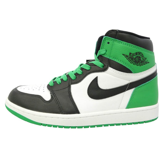 NIKE AIR JORDAN ナイキ ジョーダン DZ5485-031 Air Jordan 1 Retro High OG Celtics Black and Lucky Green エアジョーダン1 レトロ ハイ OG セルティックス ブラック アンド ラッキーグリーン ハイカット スニーカー マルチカラー系 27.5cm【美品】【中古】