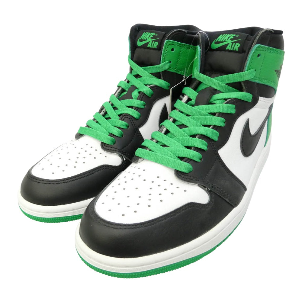 NIKE AIR JORDAN ナイキ ジョーダン DZ5485-031 Air Jordan 1 Retro High OG Celtics Black and Lucky Green エアジョーダン1 レトロ ハイ OG セルティックス ブラック アンド ラッキーグリーン ハイカット スニーカー マルチカラー系 27.5cm【美品】【中古】